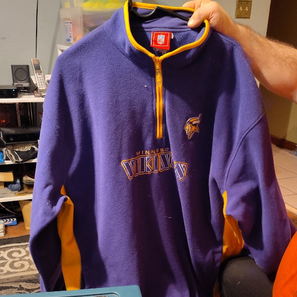 Minnesota Vikings Purple and Gold Sweater